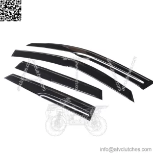 Smoke Window Visor Vent For Mazda 3 Hatchback 2004-2009 Rain Guards Deflectors