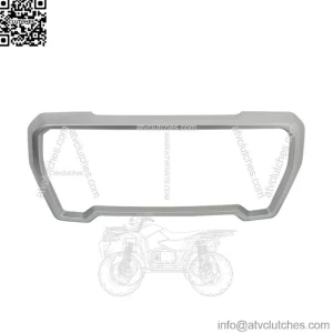 Silver Front Grille Grill Outer Frame Suround For 2019 2020 2021 GMC Sierra 1500