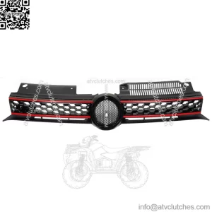 For Volkswagen Golf MK6 2010-2012 2013 Upper Hood Grille Honeycomb Black Plastic
