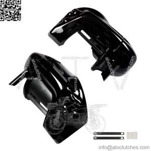 Lower Vented Leg Fairings + 6.5" Speaker Box Pods For Road Street Glide 83-13