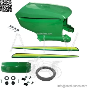 New Upper & Lower Hood/Bumper/Foam Isolator/LH&RH Stickers Fits John Deere LT160