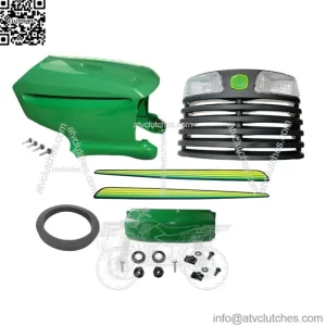 Upper/Lower Hood/Grille/Bumper/Foam Isolator/LH&RH Stickers Fits John DeereLT150