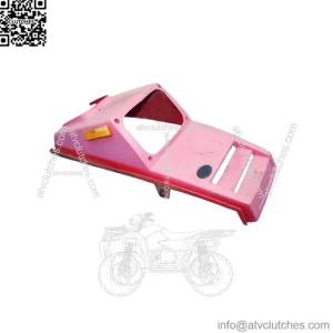 2000 POLARIS TRAIL BOSS 325 HEADLIGHT CASE PLASTIC HOUSING COVER HOOD RED(For: Polaris)