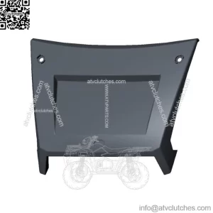 Polaris Center Access Hood, Turbo Silver, Genuine OEM Part 5439755-402(For: Polaris)