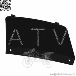 Polaris Center Hood, Gloss Black, Genuine OEM Part 5454492-070(For: Polaris)