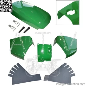 New Hood/Fuel Door Kit/Cowls/Cowl Cover/Absorber Fits John Deere 4510 4610 4710