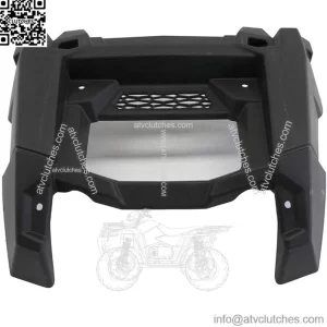 Polaris ATV Front Cover, Lower, Gloss Black, Genuine OEM Part 5451442-070, Qty 1