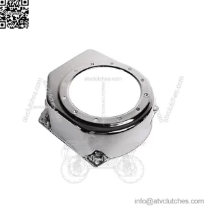 Chrome Recoil Fan Cover Shroud Housing for Predator 212 hemi Coleman CT200U CT100U BT200X CC100X Mini Bike, SK100 KT196 Go Kart Baja Hisun Tillotson Clone 196cc Engine Honda GX160 GX200