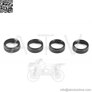 2016-2022 Toyota Tacoma Knob Ring #Black