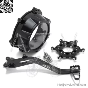 For Honda TRX450ER TRX450R Billet  Lock Up Clutch Cover Kit fingers Brake Lever