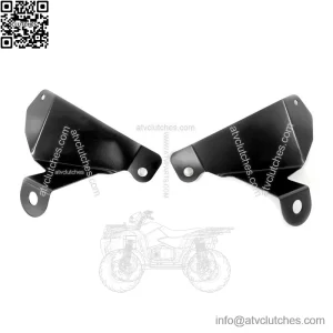 Front Head Light Block Off Plates Guards Black Yamaha YFZ450R