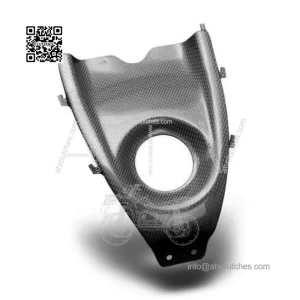NEW SUZUKI LTZ400 Z400 KFX400 BLACK CARBON FIBER PLASTIC GAS TANK COVER