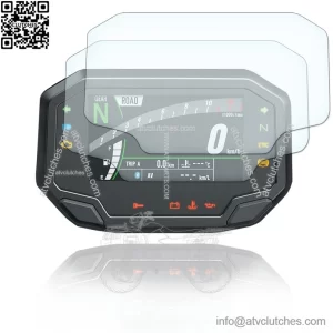 2x Speedometer Screen Protector for Kawasaki Z650/Z900 (2020+ Models) - Anti-Glare Film