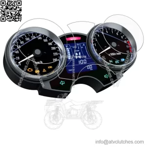 KAWASAKI Z650RS (2021+) Dashboard Screen Protector 2-Pack Anti Glare Protective Film