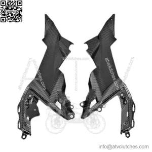 Kawasaki Z650 2020-2023 Carbon Fiber Under Tank Panels Protective Covers