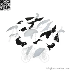 Kawasaki Z650 2017-2019 ABS Unpainted Fairing Injection Bodywork Set