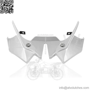 Kawasaki Z650 2020-2024 White Winglets Front Nose Cone Panel Fairing Beak