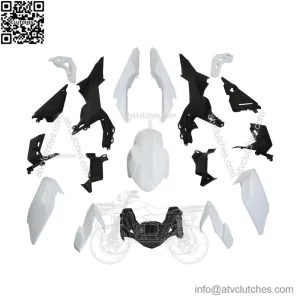 Kawasaki Z650 2017-2019 Unpainted ABS Injection Fairing Bodywork Kit