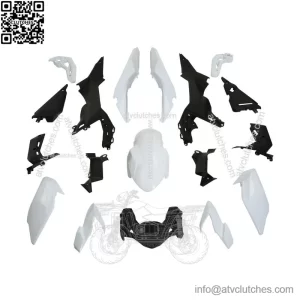 Kawasaki Z650 2017-2019 Unpainted Bodywork Fairing Injection Molding T8