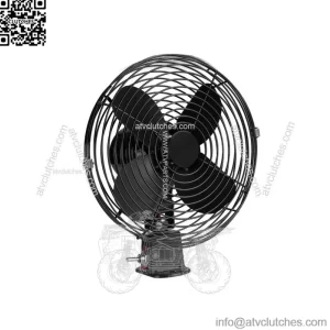 12V UTV Cab Cooling Defrost Fan 1.57"-2.48" for Kawasaki Mule 4000/ 4010 2014-23 (For: More than one vehicle)