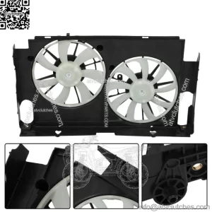 For 2013-2017 Toyota Rav4 Dual Radiator Condenser Cooling Fan Assembly TO3115177