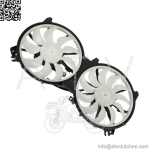Radiator Cooling Fan Electric For Nissan Altima 2.5L 3.5L 07-16 Maxima 3.5L 2016
