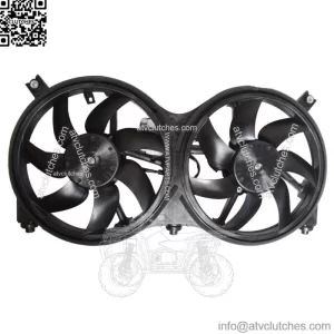 Dual Radiator and Condenser Fan Assembly For Nissan Pathfinder Infinity QX60