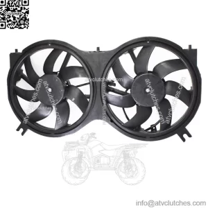 TYC623760 A/C Radiator Dual Cooling Fan Assembly For 2013-2019 Nissan Pathfinder
