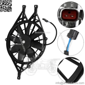 Engine Radiator Cooling Fan w/ Shroud Assembly For Dodge Dakota 2000-04 Durango