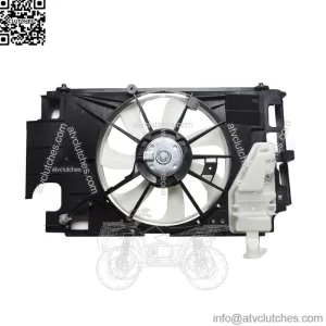 For 2012-17 Toyota Prius C Radiator AC Condenser Cooling Fan Assembly TO3115180