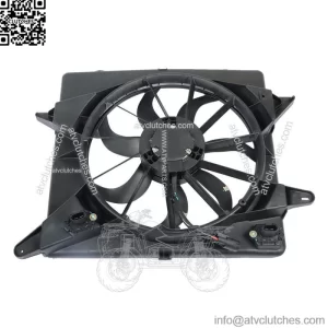 For Cadillac SRX 2010 2011-2016 3.0 3.6L Radiator A/C AC Condenser Cooling Fan
