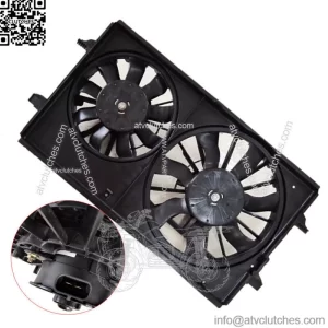 Radiator Cooling Fan Assembly For 2005-2010 Pontiac G6 2004-12 Chevrolet Malibu