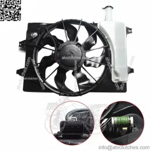 Radiator AC Condenser Cooling Fan Assembly For 2017-2018 Elantra 2.0L HY3115156