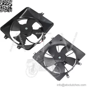 For 2003 2004-2006 Honda Accord Driver and Passenger Side Cooling Fan Assembly