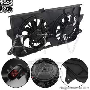 CH3115145 Radiator Cooling Dual Fan For 2005-2007 Dodge Caravan Grand Caravan