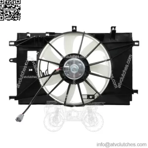 Cooling Fan Radiator Condenser Fan Assembly For 2020-2022 Toyota Corolla 1.8L
