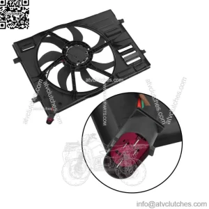 Radiator Cooling Fan Assembly 5Q0121203CL For VW Volkswagen Golf GTI Audi A3