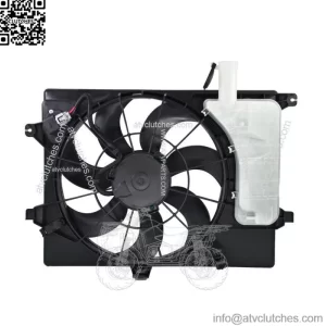 Radiator AC Condenser Cooling Fan Assembly For 11-13 Elantra 14 Forte 253803X100