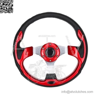 RED Golf Cart Steering Wheel for Yamaha EZGO Club Car Part Accessories
