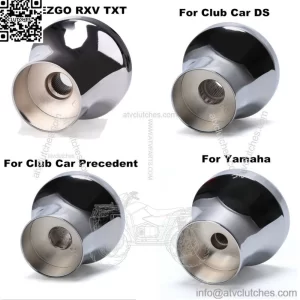 Chrome Steering Wheel Hub Adapter for Yamaha EZGO Club Car Golf Cart Parts