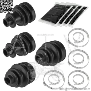 2 Rear Axle Inner Outer LH RH CV Boot Kit for Polaris Sportsman 570 6X6 2018-20 (For: Polaris Sportsman 570)