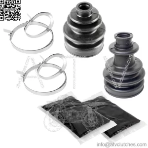 Rear Axle Inner Outer LH RH CV Boot Kit for Polaris Sportsman 570 6X6 2018-2020 (For: Polaris Sportsman 570)