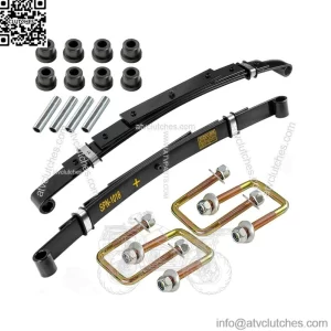 Heavy Duty Golf Cart Rear Leaf Spring 4 Leaf For EZGO TXT/Medalist 94+, Set of 2
