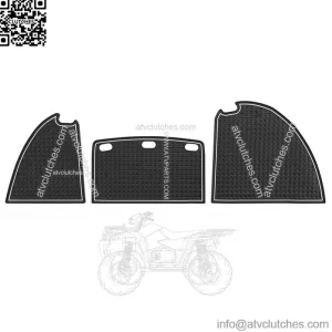 For Golf Cart Club Cart Tempo 07-23 White Trim Dash Liner Mats Dashboard Inserts