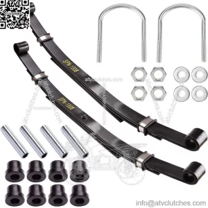 Heady Duty Rear Leaf Springs for Club Car DS Golf Cart 1981-up 3 Leaf (Set of 2)
