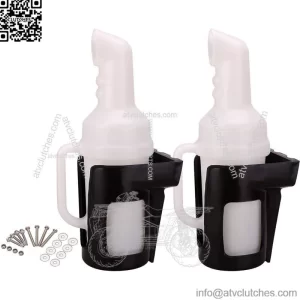 Golf Cart Sand Bottle W/ Handle Holder Fit EZGO Club Car Yamaha 2PCS