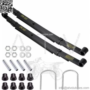 Golf Cart 4 Leaf Heavy Duty Rear Leaf Spring Kit fit Club Car Precedent 2004-up