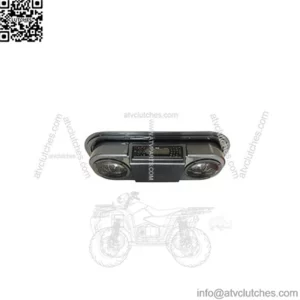 Golf Cart Carbon Fiber Console With Pyle Marine Receiver Pyle Speakers & Antenna