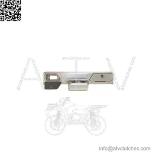 Turned Titanium EZGO Golf Cart Dash With 2 Cup Holders 2 Locking Doors 1986 - 1993