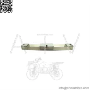 Turned Titanium Locking Lid Golf Cart Dash Tray With Cup Holders EZGO RXV